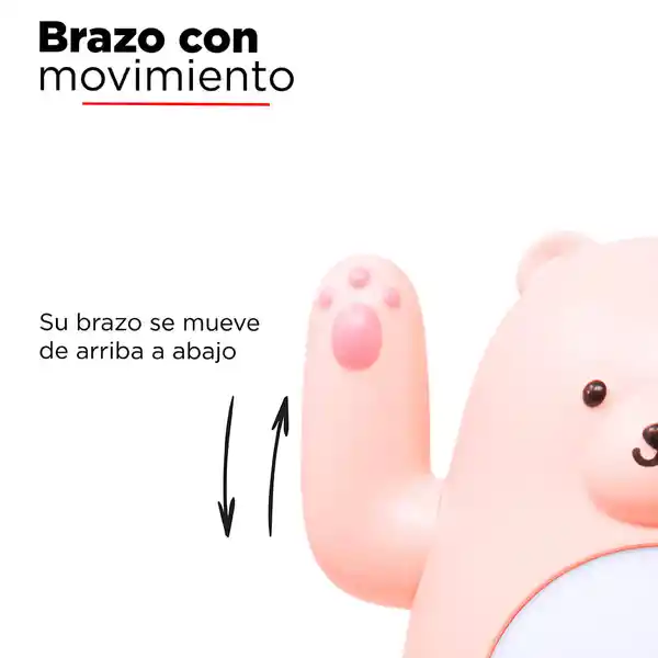 Lámpara de Escritorio Mano Movible Automática Oso Rosa Miniso