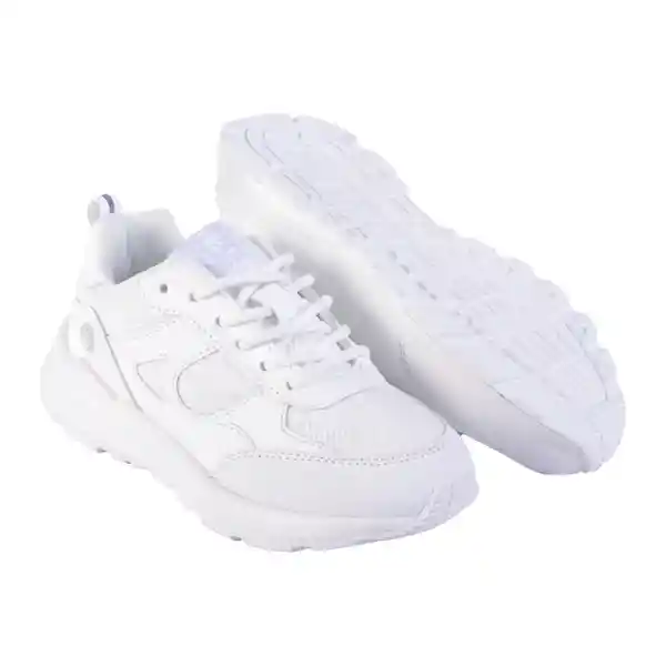 Zapatillas Escolar Niño Blanco Talla 22 Pillin