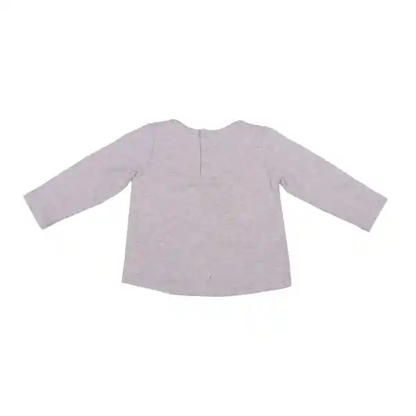 Polera Bebe Niña Gris claro Pillin 12 M