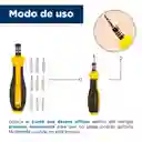 Miniso Set De Desarmadores Amarillo 31 Pzs