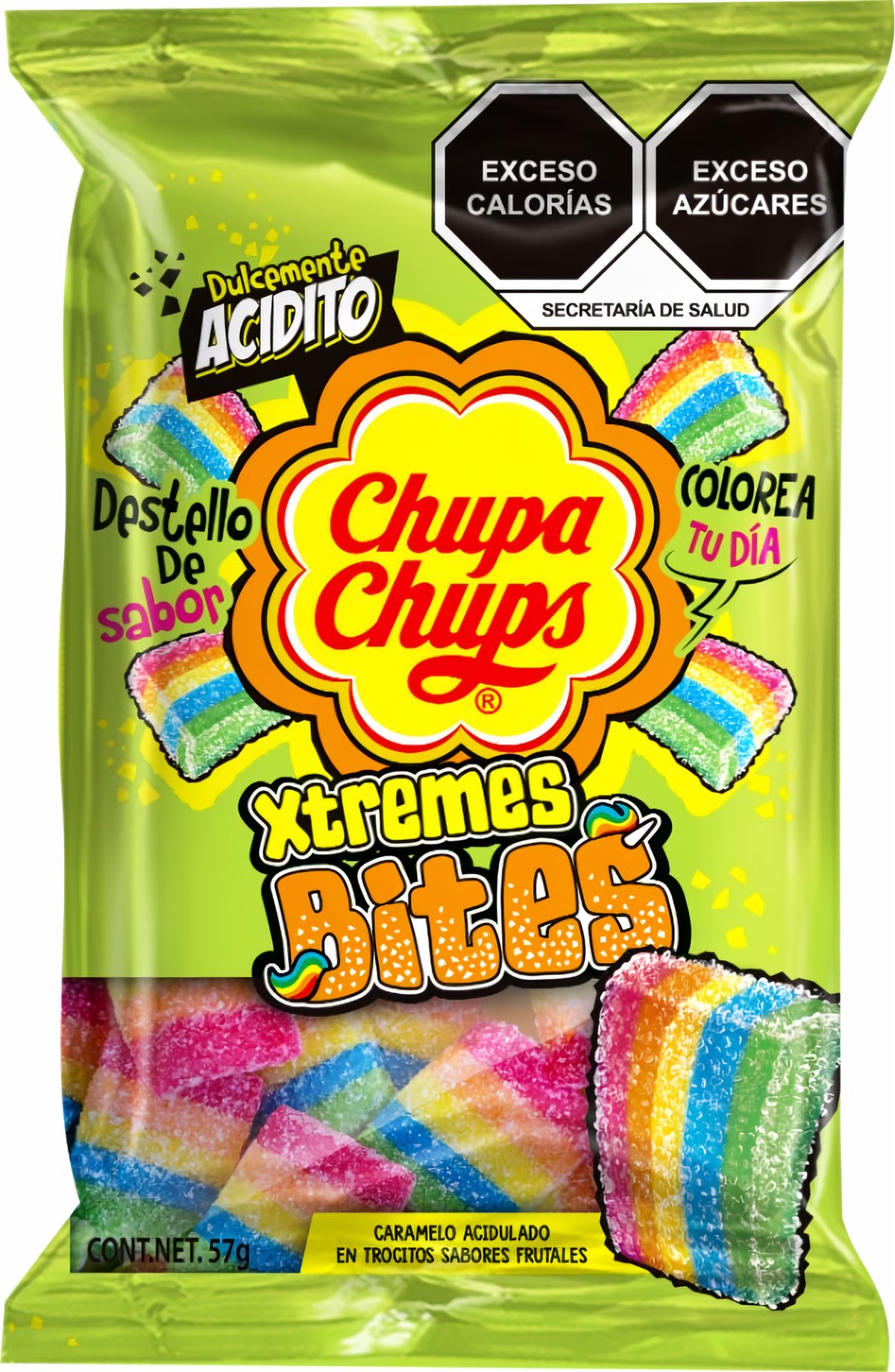 Chupa Chups Caramelo Acidulado Xtremes Bites Precio - Rappi