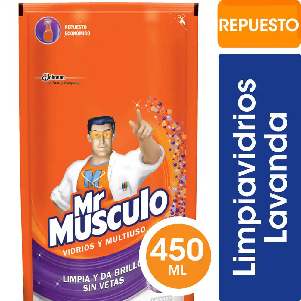 Mr MusculoRepuesto Limpiador Vidrios Y Multiusos