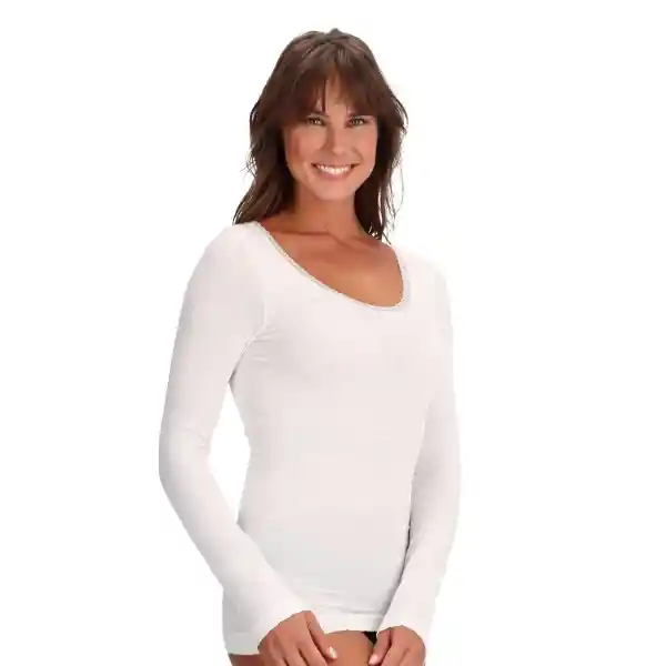 Camiseta Bambú Blanco Talla L/XL Caffarena