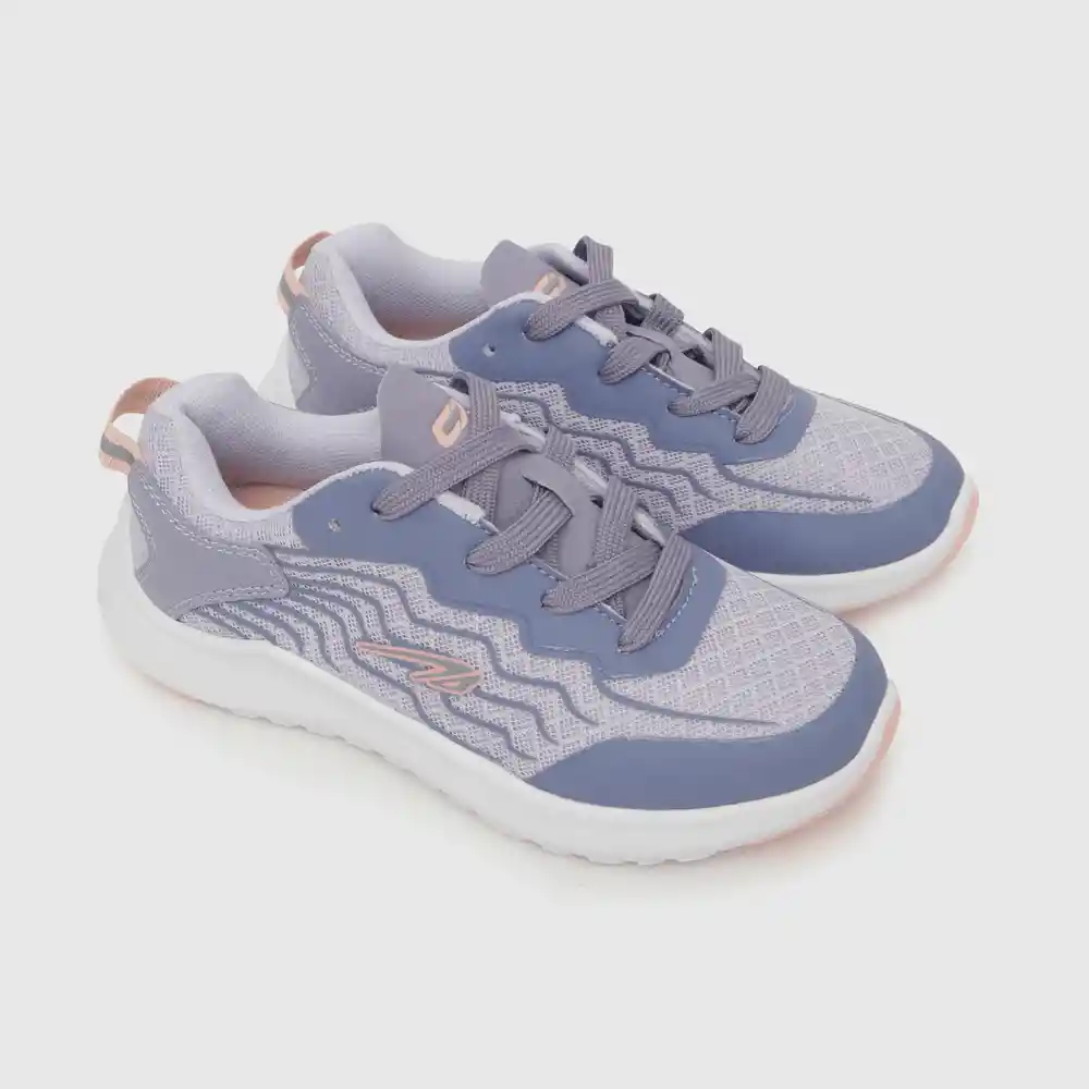 Zapatillas Deportiva Caña Baja Niña Morado Talla 30