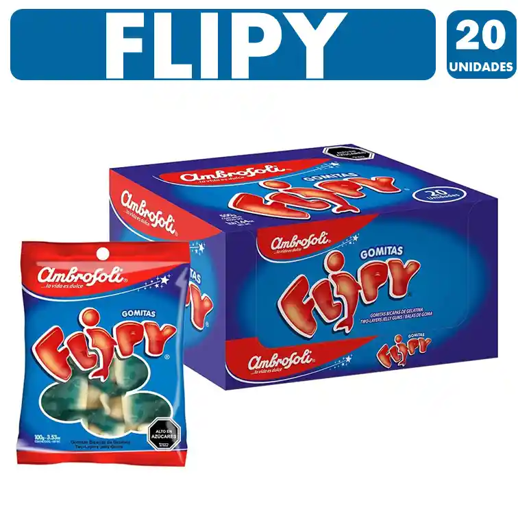 Flipy Gomas de Gelatina Forma de Delfín