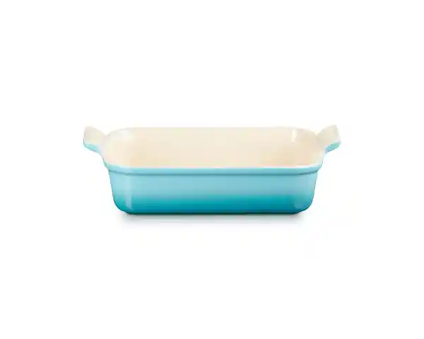 Bandeja Rectangular Heritage Azul Caribe 2.4 L 26 cm Le Creuset