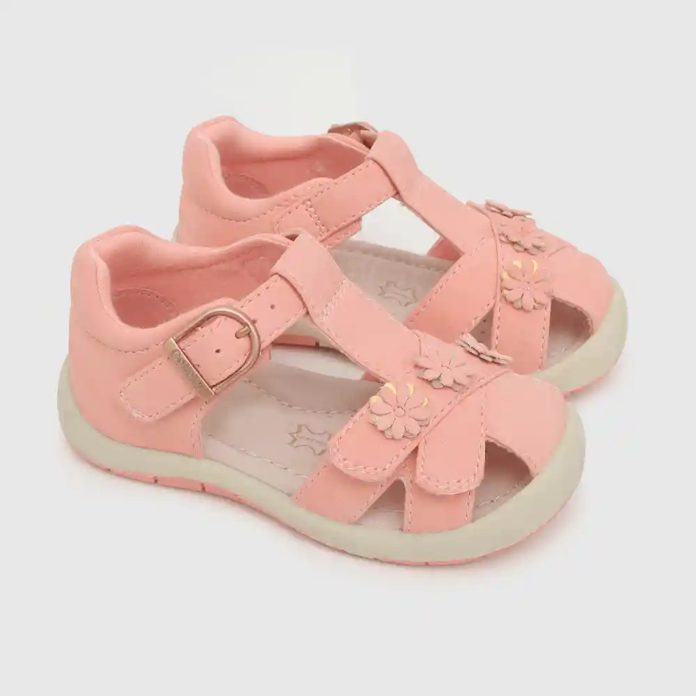 Sandalias Flores Rojo Talla 23