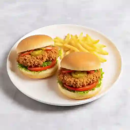 2 Sandwich de Ave + Papa Pequeña