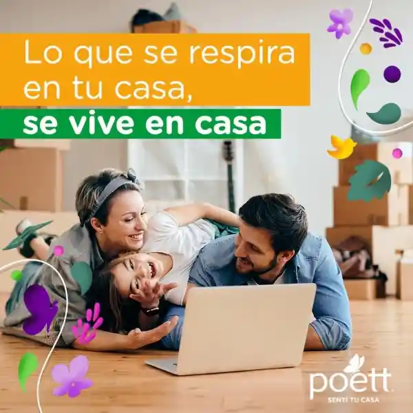 Limpiador Desinfectante de Pisos Poett Alegra Tu Día (Botella) 900 ml