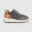 Zapatillas Urbana Reciclada Niño Gris Multicolor T. 27 Colloky