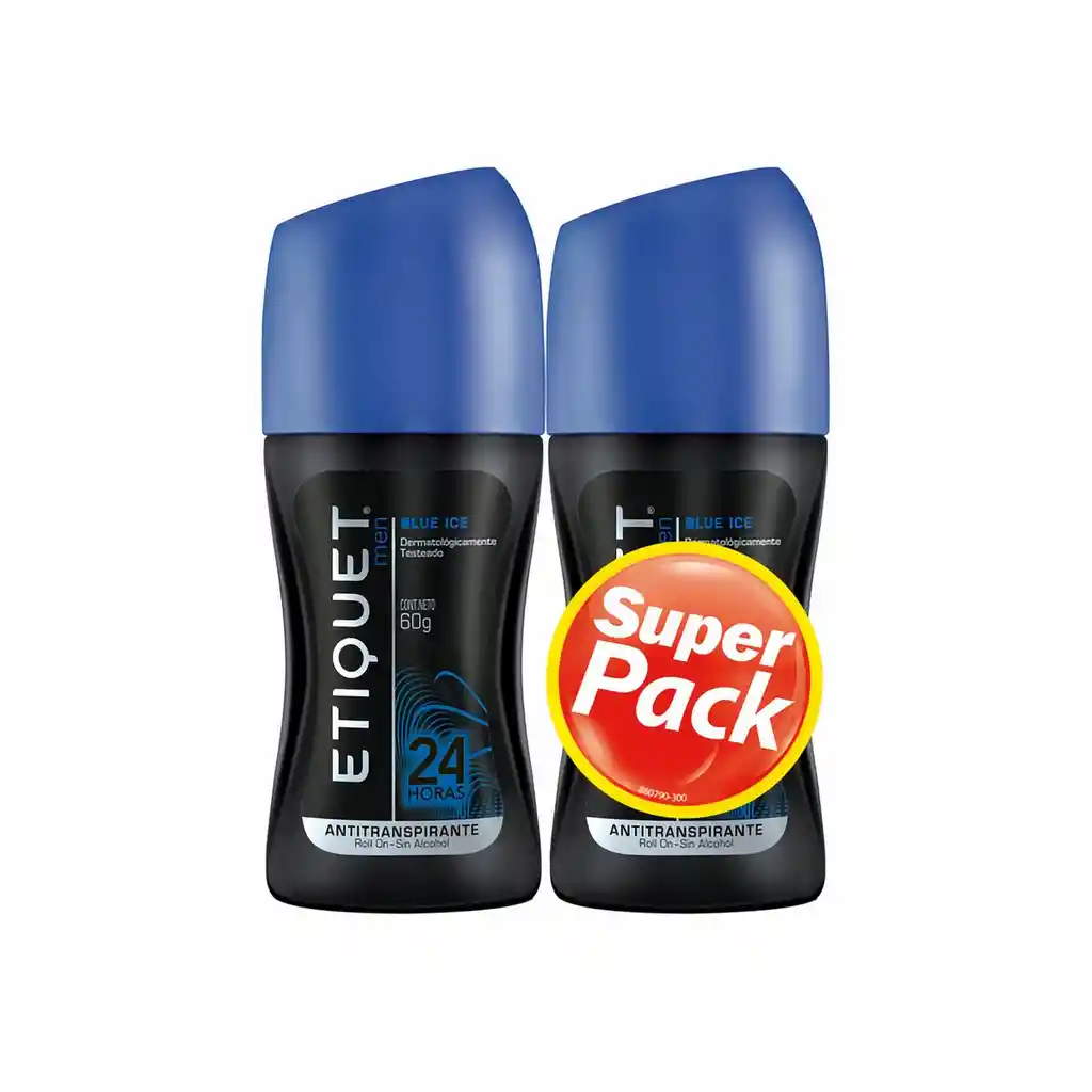 Etiquet Antitranspirante Blue Ice en Roll On