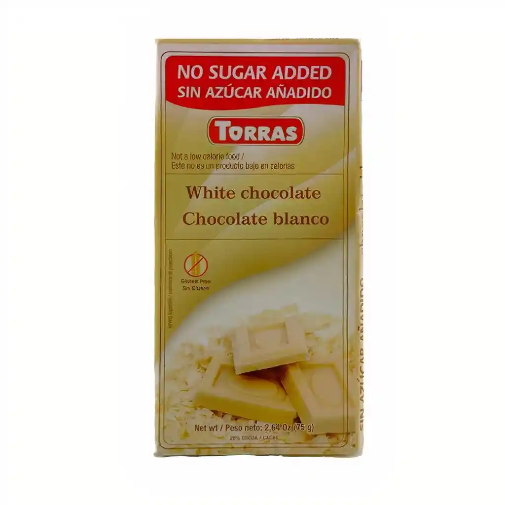 Torras Chocolate Blanco 0% Azúcares Añadidos