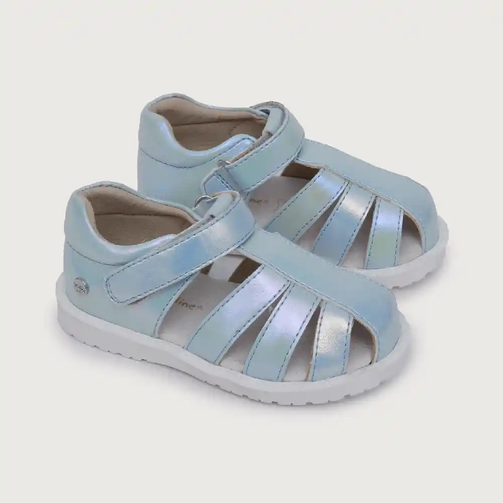 Sandalias Hebilla De Niña Aqua Talla 18