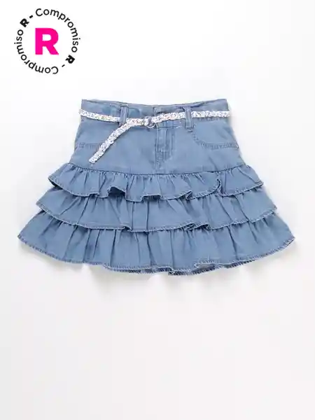 Harvest Falda Cinturon es Celeste 8 V26