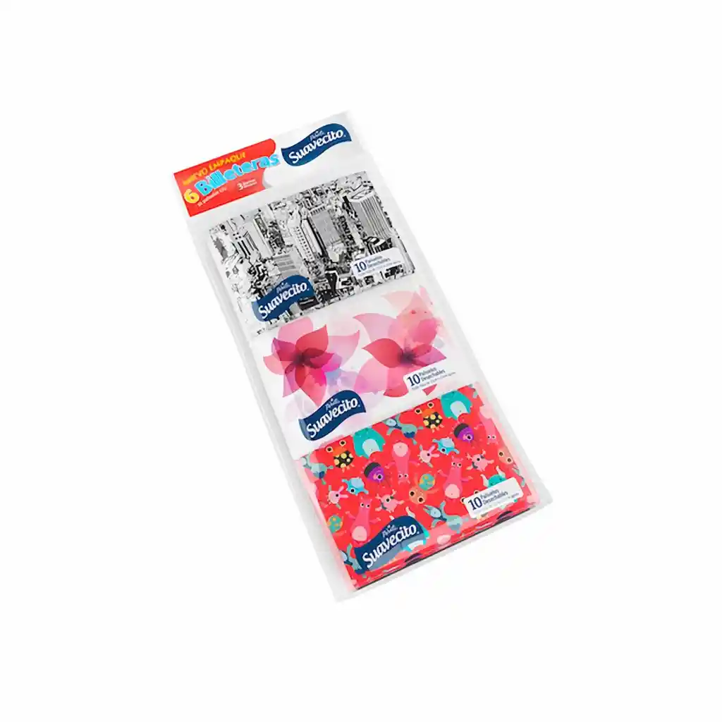 Suavecitos Pack Pañuelos Desechables Formato Billetera