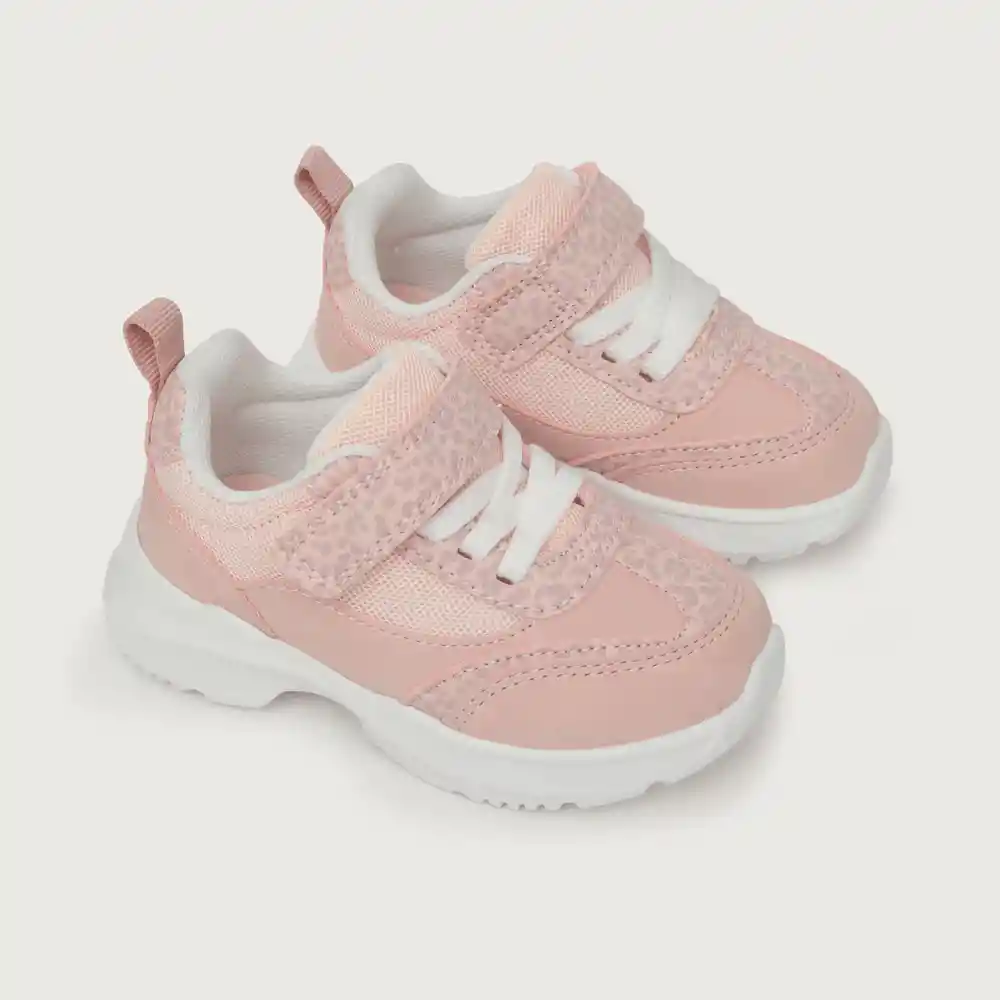 Zapatillas Urbana Chunky Niña Rosada Talla 22