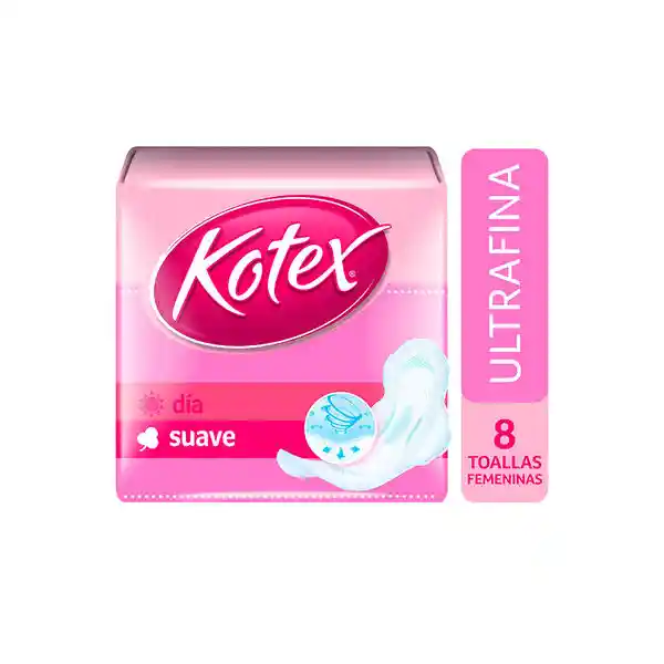 Kotex Toallas Femeninas Uf Tela Suave Con Alas