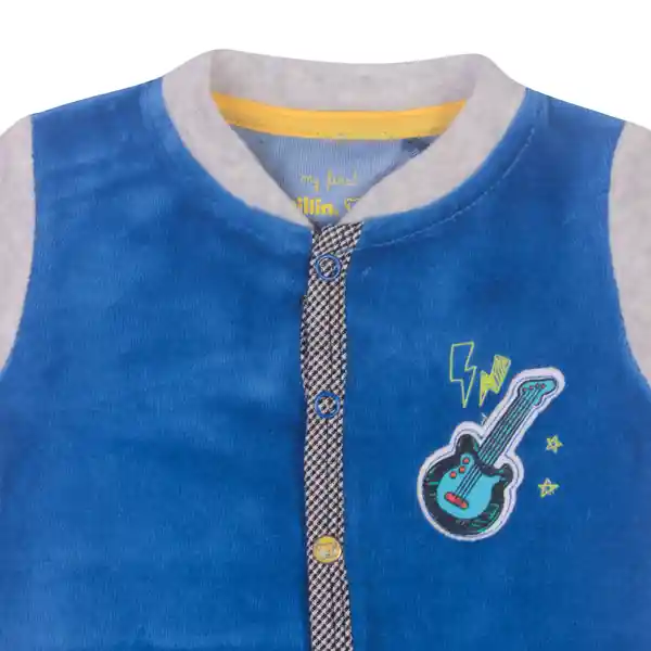 Osito Bebe Niño Azul Pillin 1 M