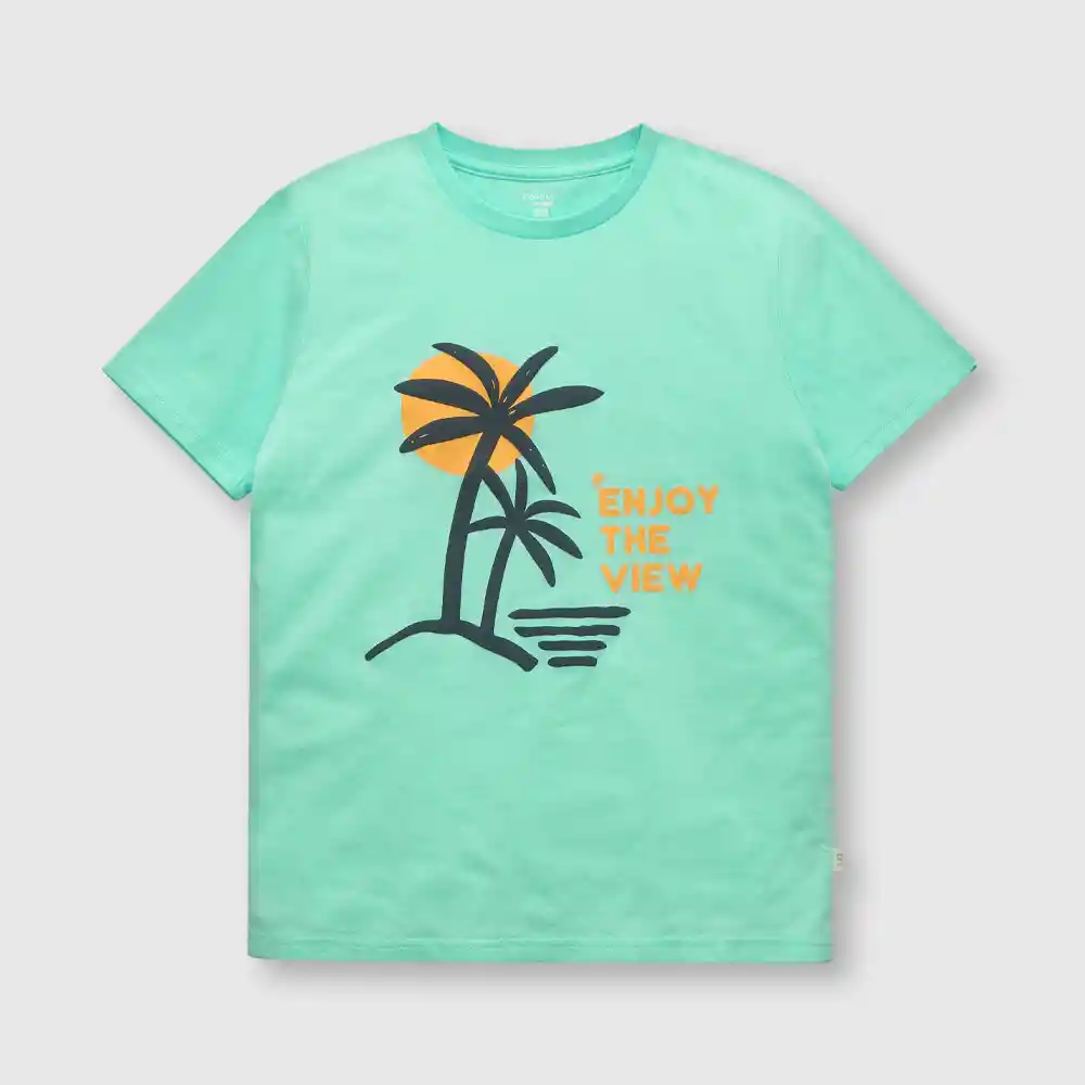 Polera Tropical Niño Jacinto Talla 10a