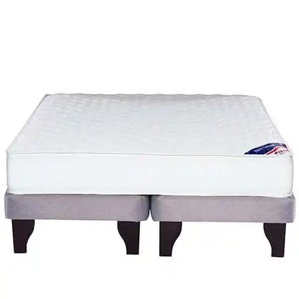 Flex Cama Europea New Gris ENTREE-D 2PBD