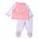 Set Pijama Bebé Niña Gris Talla 12 M Pillin