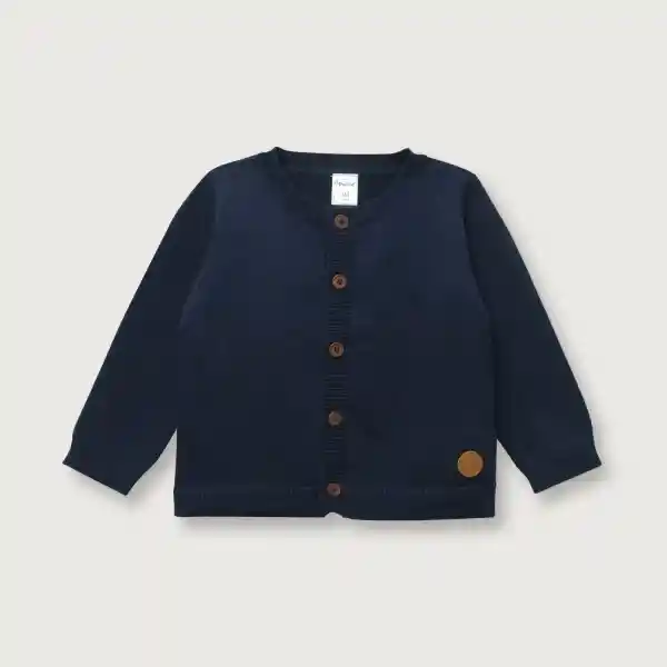 Chaleco Esencial de Bebé Niño Navy Talla 3M Opaline