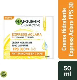 Garnier-Skin Active Crema Hidratante Antimanchas FPS 30