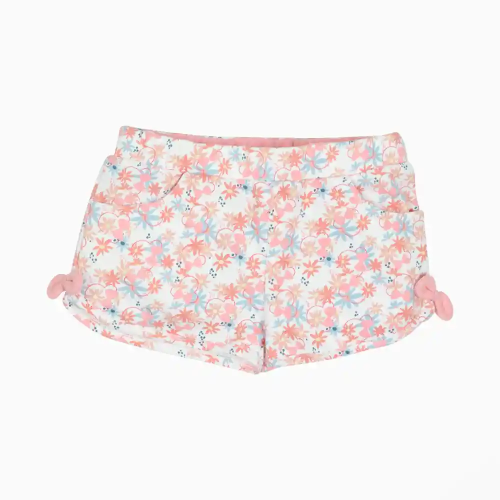 Short De Disney Niña Naranjo Talla 4a