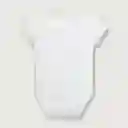 Body Manga Corta Globo De Niña Blanco Talla Rn