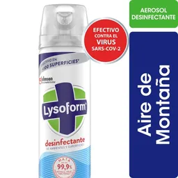 Desinfectante Ambientes y Superficies Lysoform Aire de Montaña 360 cc