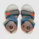 Sandalias Straps Chunky De Niño Azul Talla 27