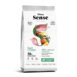 Dibaq Sense Alimento Perro Light Senior Receta Pato y Pavo