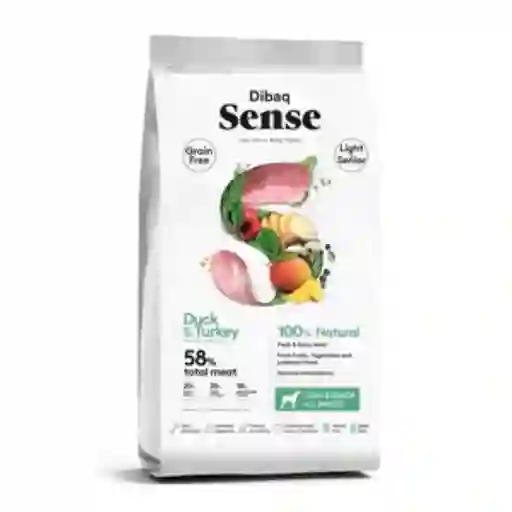 Dibaq Sense Alimento Perro Light Senior Receta Pato y Pavo