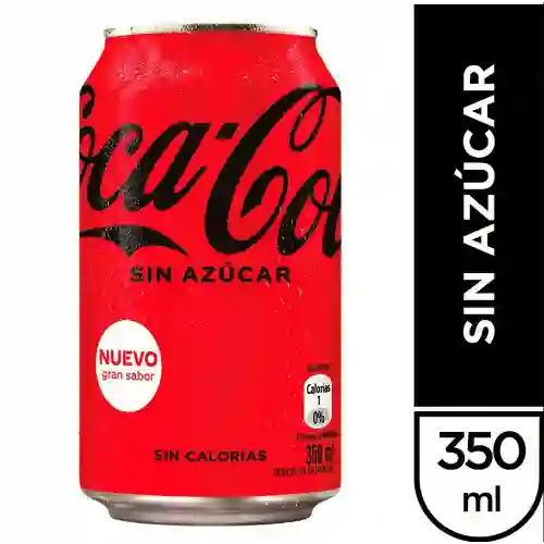 Lata Coca Cola Zero 350 ml