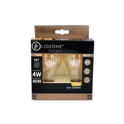 Ledzone Ampolleta A60 Vintage Led E27 4W