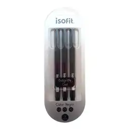 Isofit Bolígrafo Gel Negro