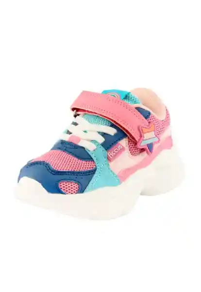 Zapatillas Sport Velcro Andante Niña Fucsia 28 860 Ficcus