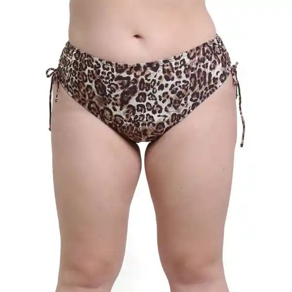 Bikini Calzón Cadera Ajustable Animal Print Talla M Samia