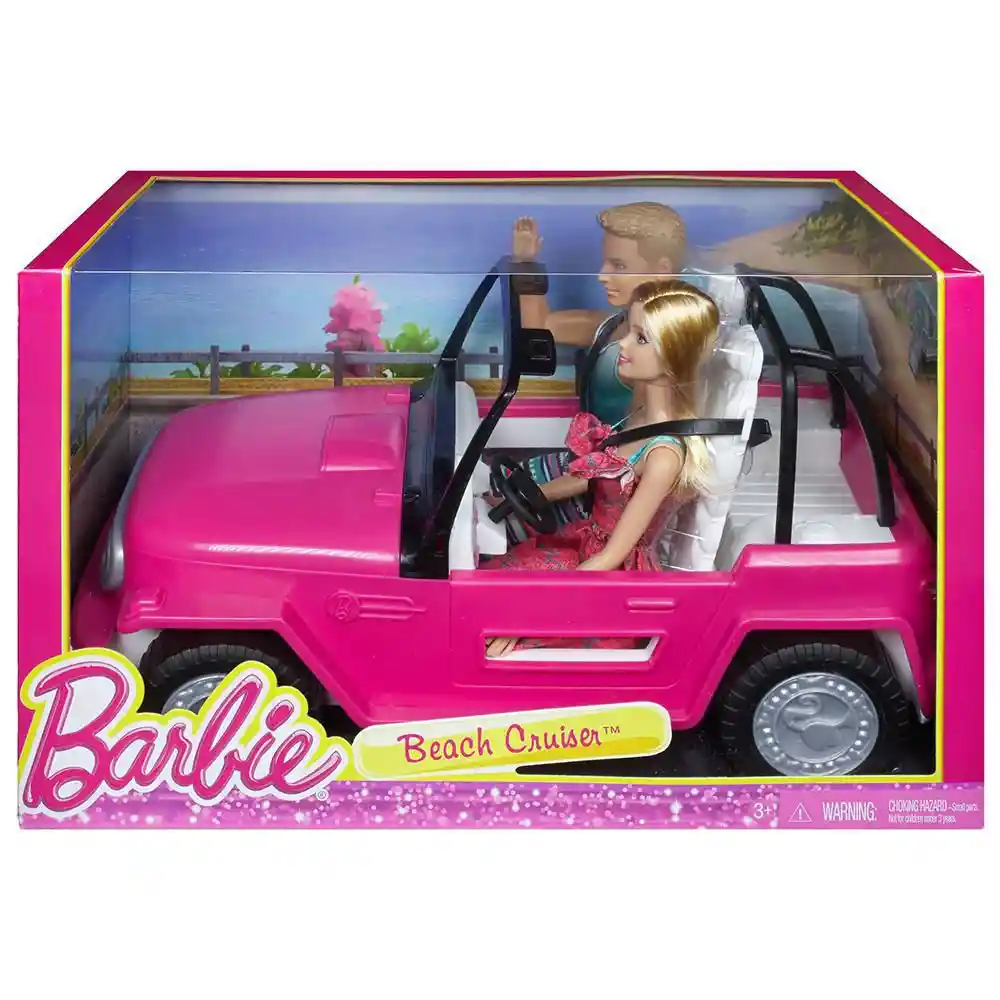 Barbie Juguete Auto De Playa