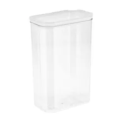 Casaideas Canister Plástico Con Tapa a Presión 2000 mL