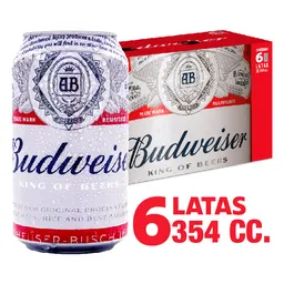 Budweiser Pack de Cerveza Lata