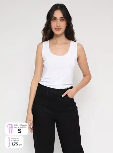 Marquis Polera Sin Manga Tactel Ess Noos Blanco XL