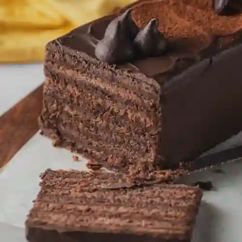 Torta Panqueque Chocolate Porción
