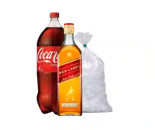 Combo JW 1 L + Coca-Cola 3 L + Hielo 1 Kg