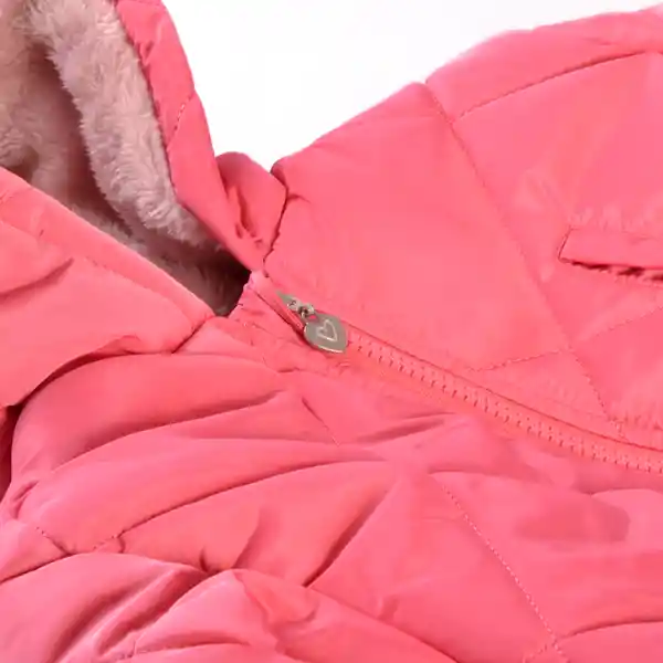 Parka Niña Fucsia Talla 12 Pillin