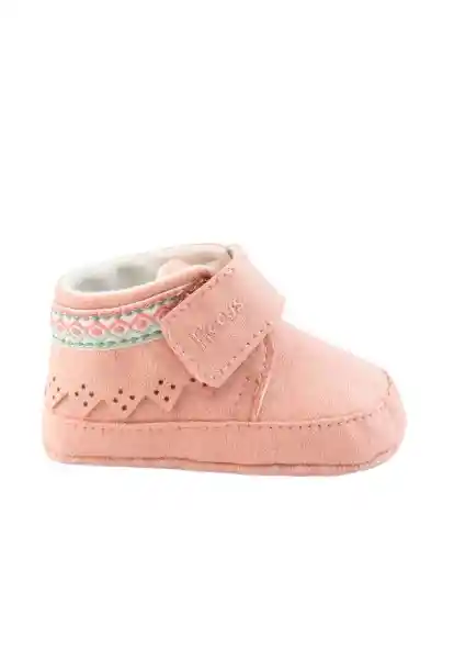 Botines Velcro Soft Bebé Niña Rosado 15 807 Ficcus