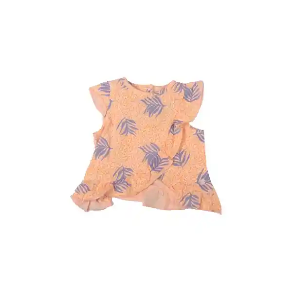 Polera Bebe Niña Naranja Pillin 3 a