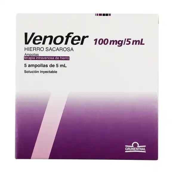 Venofer Solución Inyectable (100 mg)