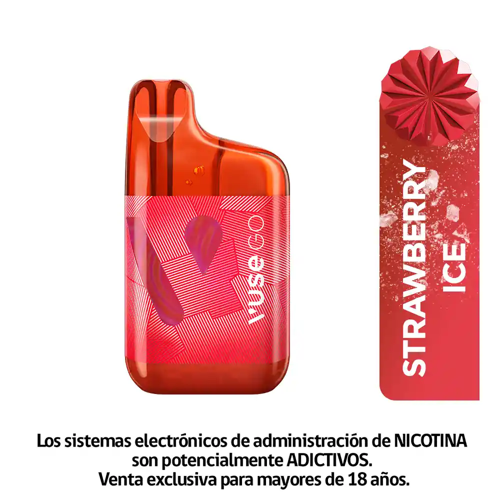 Vaporizador Vuse GO 3000 Strawberry Ice