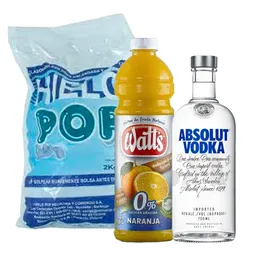 Combo Vodka Absolut Naranja Light